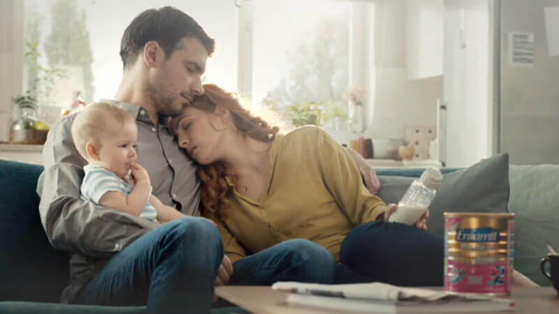 enfami美贊臣幼兒奶粉TVC廣告