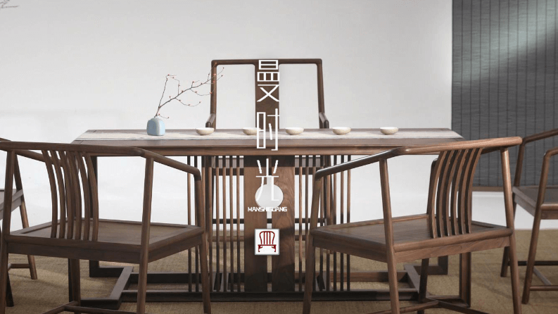 曼時(shí)光新中式茶桌：不為繁華易匠心